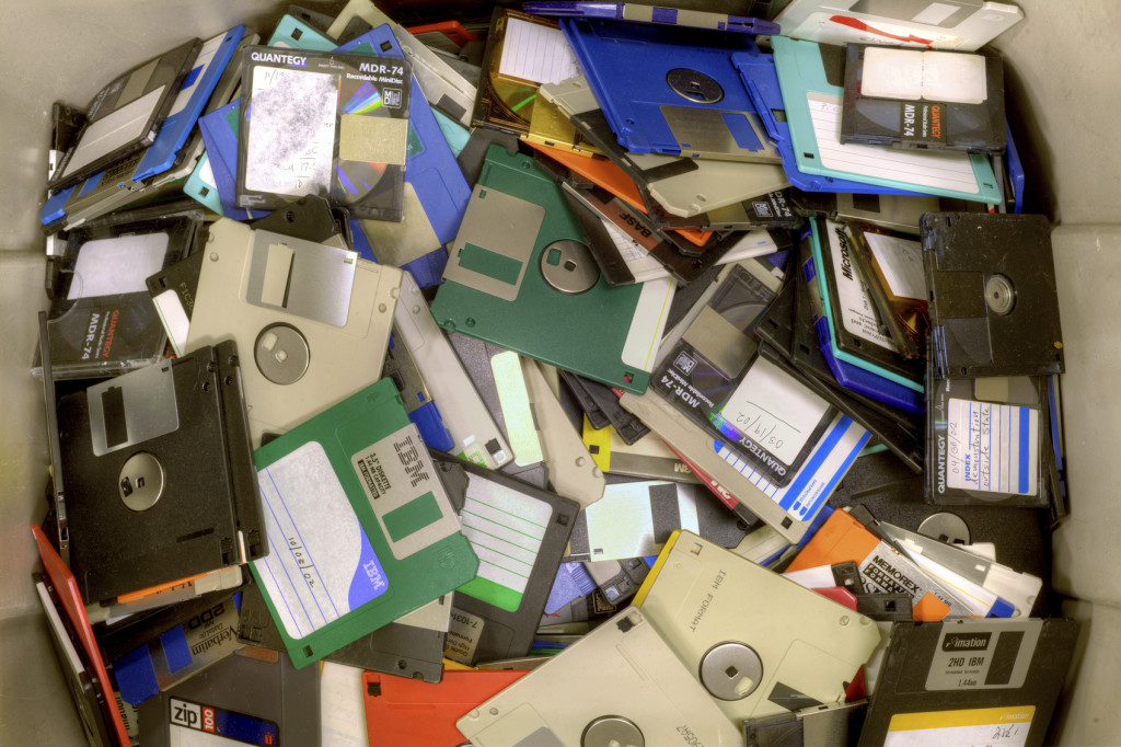 Old diskettes