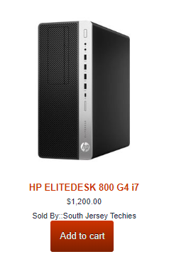 HP ELITEDESK 800 G4 – SFF – CORE I7 